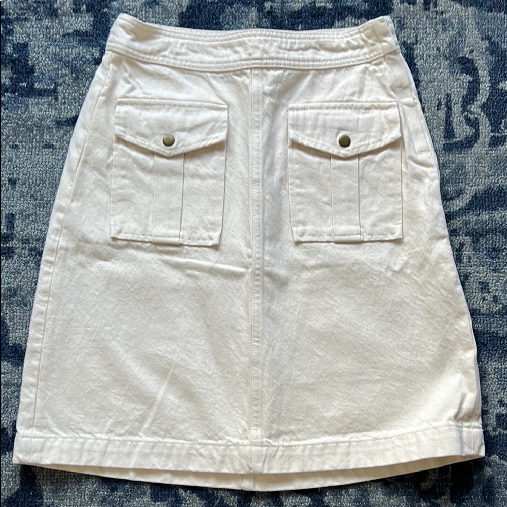 J. Crew Denim Skirt with Front Pockets size 27